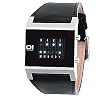 The One - KT102B1 - Kerala Trance - Montre Homme - Quartz Led - Cadran Noir - Bracelet Cuir Noir