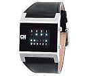 The One - KT102B1 - Kerala Trance - Montre Homme - Quartz Led - Cadran Noir - Bracelet Cuir Noir
