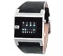 THE ONE Kerala Trance KT102B1 Men's Black Leather Strap Watch