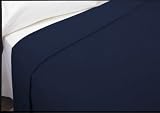 Berkshire Microplush Fleece Blanket Navy Twin