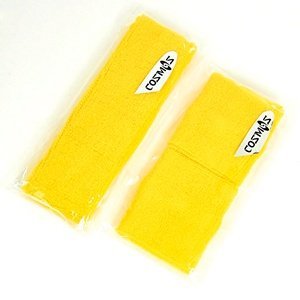 new year COSMOS 1 pair of Yellow wristband + Yellow cotton sports basketball headband / sweatband head sweat band/brace...B00511BNM2