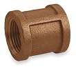 Industrial Grade 1VFE4 Coupling, Red Brass, 1 In, 150 PSI
