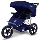 Tike Tech ATX Double Jogger Stroller- Midnight Navy