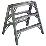 Werner TW373-30 300-Pound Duty Rating Aluminum Twin Stepladder and Portable Work Stand, 3-Foot