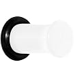 4 Gauge Acrylic Neon White Plug