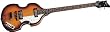 Hofner Icon Series Vintage Violin Bass, Transparent Black