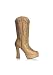 5 Inch Chunky Heel Pull-On Cowgirl Platform Ankle Boot