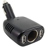 New ARKON CADDC-100 12V/24V ACCESSORY OUTLET POWER INVERTOR/CHARGE ADAPTER WITH DC SOCKET & 2 USB PO