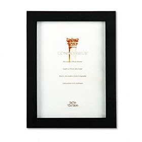 Solid Wood Photo Picture Frame, Easel Back, 5 x7, Black - Same Day Shipping (orders by 3... by Dax