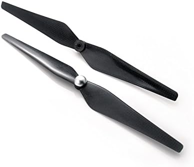 NEW 4 Pairs (8 Pcs) CW+CCW 1345 Carbon Fiber Props Self Tightening Propellers for DJI Inspire 1 Quadcopter - Black