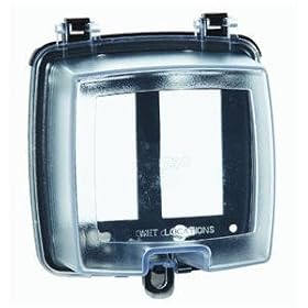 Thomas and Betts 2CKNM Red Dot Gang Universal Weatherproof Cover, Two