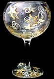Wishing on the Stars Design - Hand Painted - Grande Goblet - 17.5 oz..