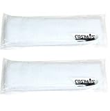 COSMOS &Acirc;&reg; 2 PCS White cotton sports basketball headband / sweatband head sweat band/brace