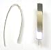Sterling Silver Hoop Earrings (Rodium Plated)
