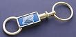 Jacksonville Jaguars Gold Tone Valet Keychain