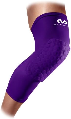 McDavid Sports Medicine 6446 Hex Leg Sleeve, Small, Purple - One pair