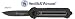 Out the Front, Black Zytel Handle, Black Drop Point Blade