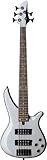 Yamaha RBX375 5 String Electric Bass Guitar, Flat Silver