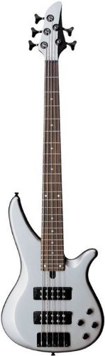 Yamaha RBX375 5 String Electric Bass Guitar, Flat Silver