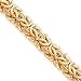 14k Byzantine Necklace - 17 Inch - Lobster Claw - JewelryWeb