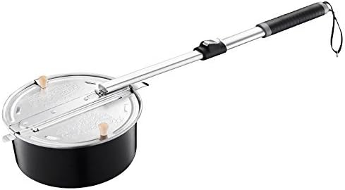 Popcorn Pit Popper Campfire Firepit Grill Heavy Duty Popper