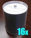 Taiyo Yuden - 100 x DVD-R - 4.7 GB 16x - silver - thermal transfer printable surface - spindle - storage media