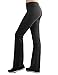 Thanth Womens Cotton Spandex Bootleg Flare Yoga Fitness Pant