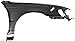 OE Replacement Toyota Corolla Front Driver Side Fender Assembly (Partslink Number TO1240102)