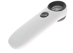 High Power 40x Lighted Magnifying Glass Hand Held Magnifier