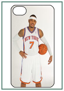 New York Knicks Carmelo Anthony iPhone 4s iPhone4s Black Designer Hard Case Cover Protector Bumper