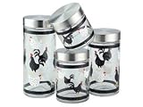 Rooster 4-pc. Canister Set