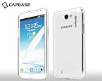 Capdase Karapace Jacket Finne DS Case for Samsung Galaxy Note 2 GT - N7100 - Clear