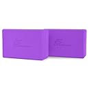 ProSource Foam Yoga Blocks Set of 2 High Density Large Size 9" x 6" x 4"