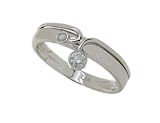 Ladies 9ct White Gold Fancy Diamond Ring