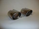 Genuine Subaru Stainless Steel Polished Exhaust Tips for 2012 Forester