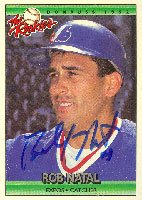 Rob Natal, Montreal Expos, 1992 Donruss The Rookies Autographed Card