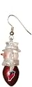 Arizona Cardinals NFL Snowman Football Earrings (1.5")