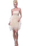 eDressit belle robe de cocktail/bal/ceremonie beige bustier(04110714)