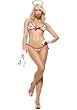 4PC Bedside Nurse Sexy Holiday Party Costume (White/Red-One Size)