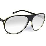 Von Zipper - Rockford Sunglasses - Black Yellow Frame Grey Lenses