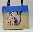 Border Collie Dog Handbag Purse