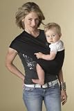 Hotslings Black Stretch Baby Carrier Sling Pouch Size 2