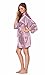 Satin kimono bridesmaids robe