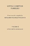 Little Compton Families. LIttle Compton, Rhode Island. Volume II