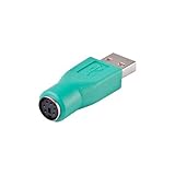 CE Compass Green USB Type A Male to PS/2 Female for Keyboard Mouse Converter Changer Adapter