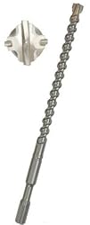 Hitachi 725097 Spline 1-Inch x 24-Inch x 29-Inch 4-Cutter Drill Bit