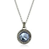 JUDITH JACK Marcasite and Faceted Blue Spinel 