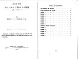 Henle Fourth Year Latin - Answer Key