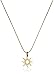 Dogeared Gold Make A Wish Good Vibes Sun Gold Necklace 16-inch