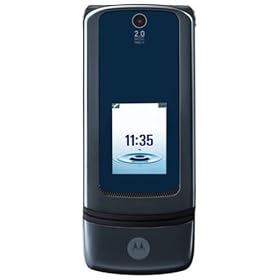 Motorola KRZR K3 Unlocked Phone with 2 MP Camera, 3G, MP3/Video Player, and MicroSD Slot--International Version with No Warranty (Dark Pearl Grey)